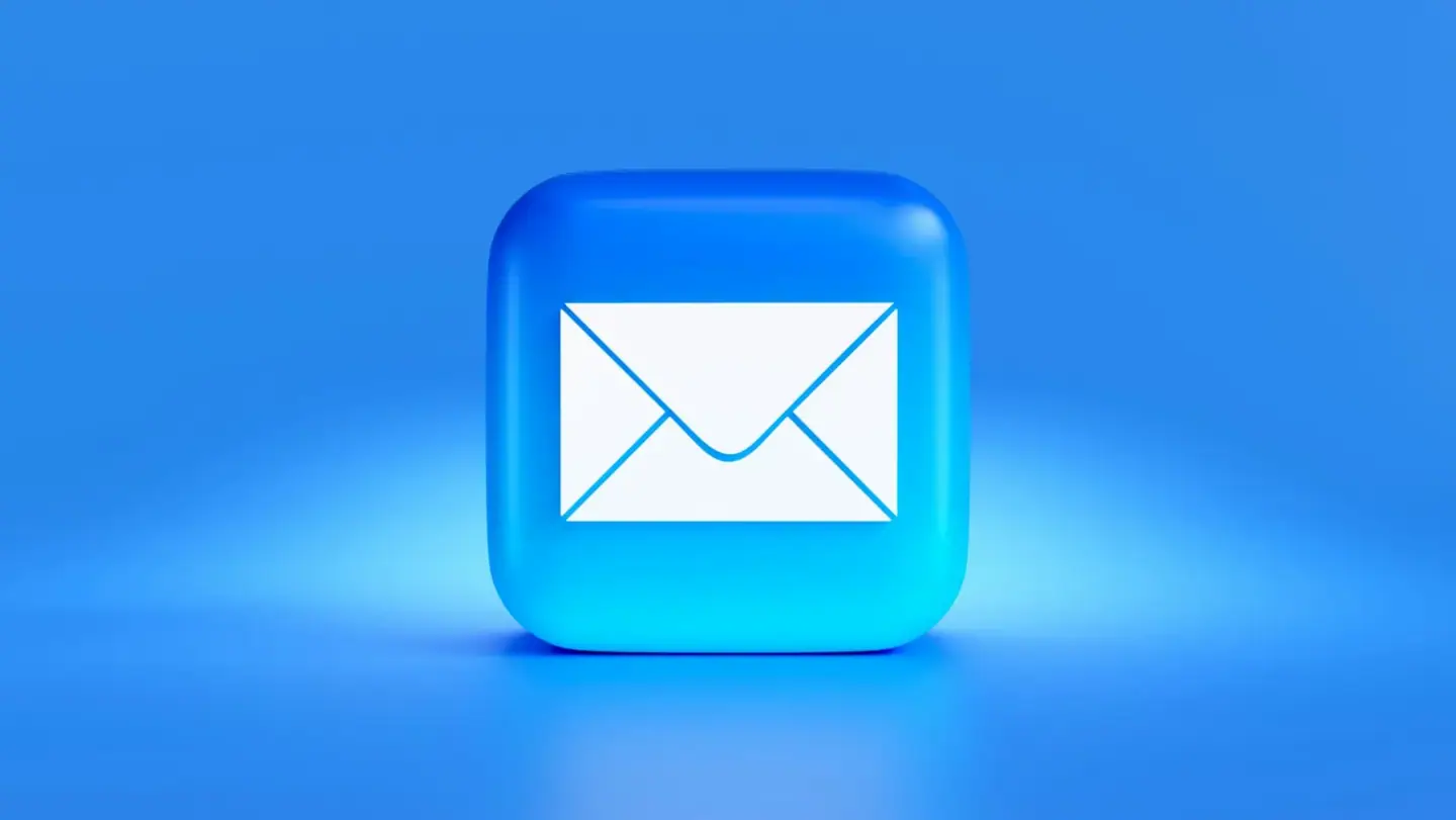 Closeup of mac screen with Gmail open, email marketing